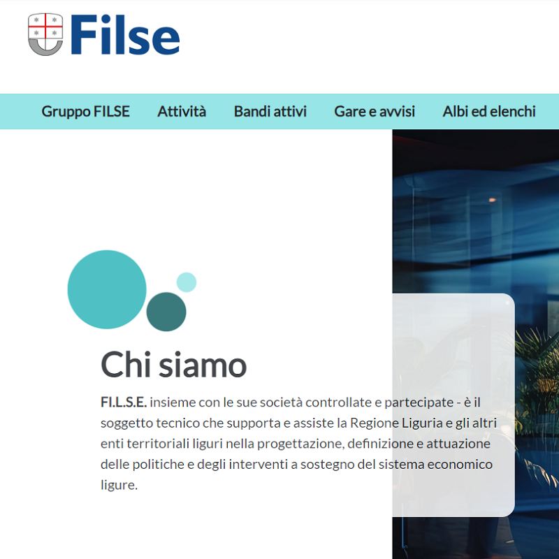 homepage sito filse